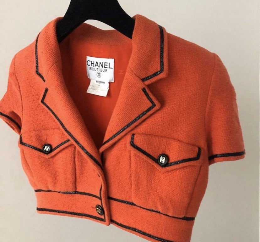✭ on X: cropped chanel jacket  / X