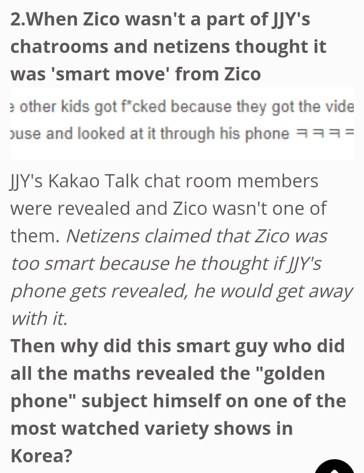 THISS i still remember the day when yall bad mouthing Zico for something he didn't do like excuse me??? Why would HE digged his own grave??? And on a national tv???