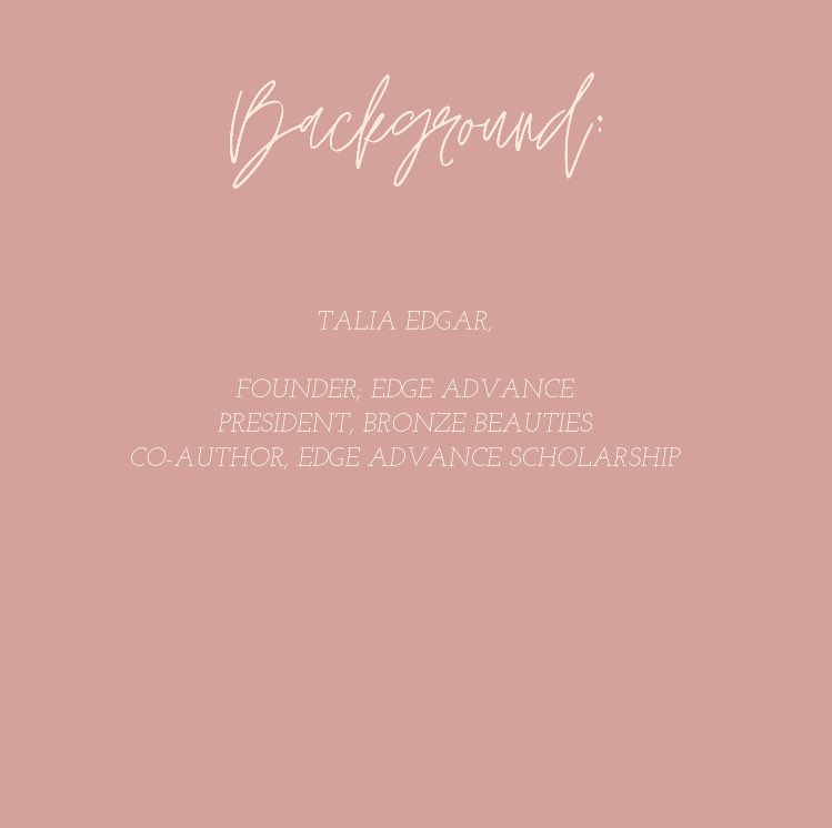 BGRgala_'s tweet photo. Congratulations to this year’s ’Black Woman in Student Led Organizations’, Talia Edgar. 🧡 https://t.co/8gpMaDmM9b