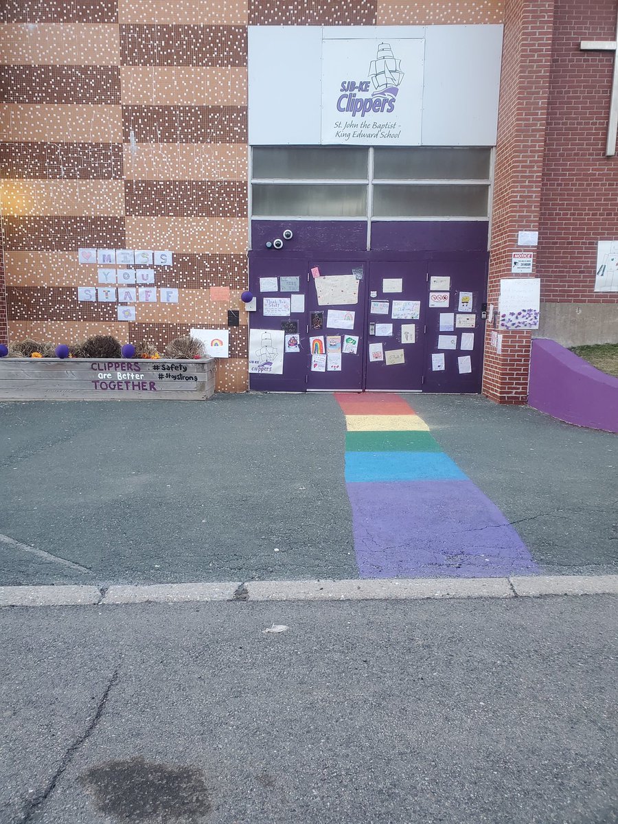 SJBKE_School's tweet photo. Our staff was moved by this touching tribute by a group of students &amp; families - we miss you too!   Thank-you for inspiring us everyday! #BetterTogether 💕@ASD_South @PALSpartners https://t.co/HRyRysoZJC