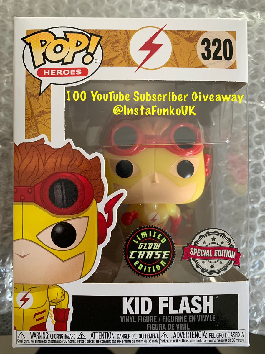 InstaFunkoUK's tweet image. KID FLASH CHASE FUNKO POP! GIVEAWAY AT 100 SUBSCRIBERS. 

SUBSCRIBE HERE: youtube.com/channel/UCffXt…

#Funko #FunkoPOP #FunkoPOPvinyl #FunkoMarvel #POP #POPvinyl #POPculture #POPmarvel #TheFlash #Flash #KidFlash #Marvel #Giveaway #YouTube