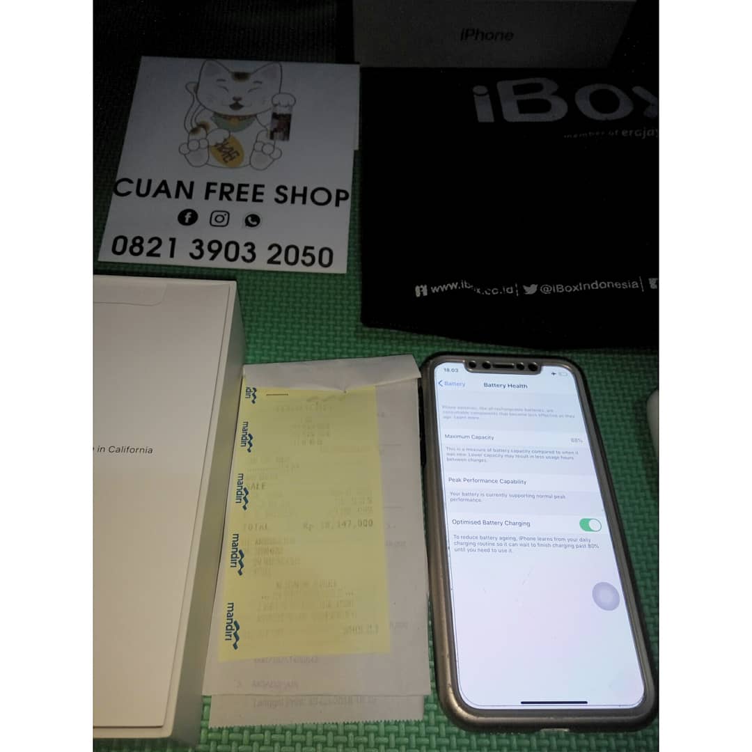 Rinal__'s tweet photo. 🐱Cuan Cuan Cuan Club🐱
⚡⚡⚡⚡⚡⚡⚡⚡
Item : iPhone X 64gb Silver + Airpods
Kondisi :
Pemakaian Sendiri Umur 2tahun
Pembelian iBox Jogjakarta 
Baterai 88%
Kode : PA/A
Harga : 10.000.000,- (nego sopan)
Lokasi : Palu - Sulawesi Tengah
Cod/Curhat/ Nego/ Eksekusi : 0821.3903.2050 https://t.co/KkC4OKrCri