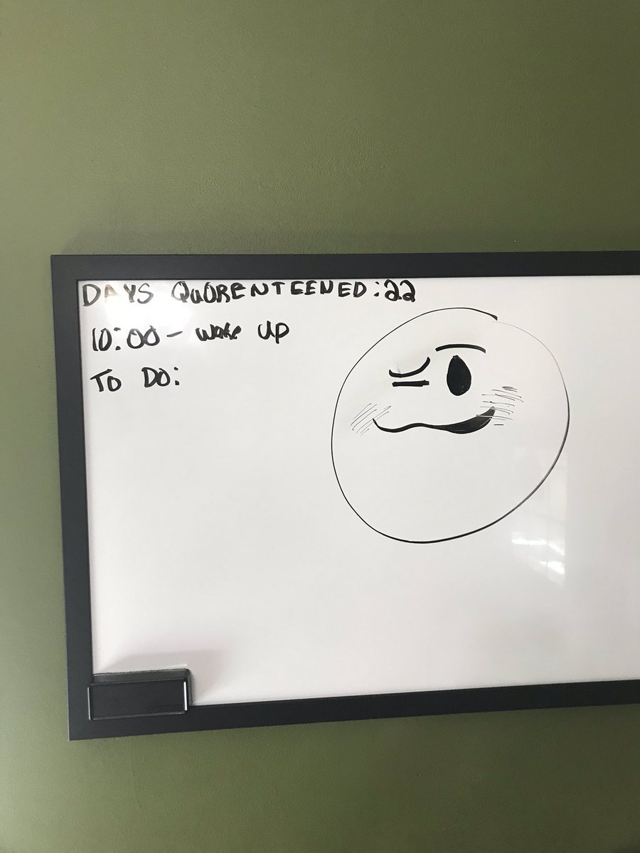A3 a teenagers whiteboard says it all with this emoji #mnlead