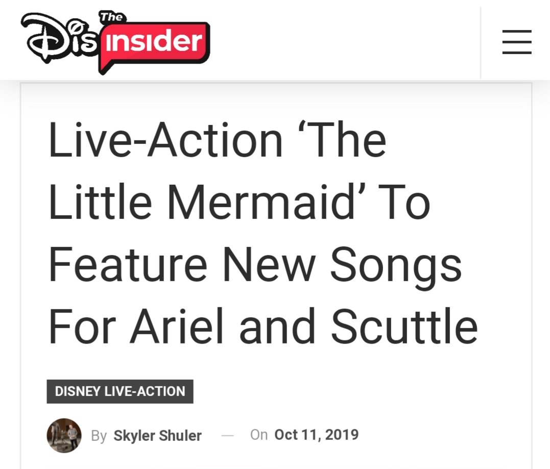 In October 2019, Alan Menken mentioned that he and Lin-Manuel Miranda were four or five songs deep, and that they were writing a new song for Eric, Ariel, and Scuttle.Then in November Lin-Manuel Miranda tweeted about writing a song for Triton. https://twitter.com/Lin_Manuel/status/1191760316679573509?s=19