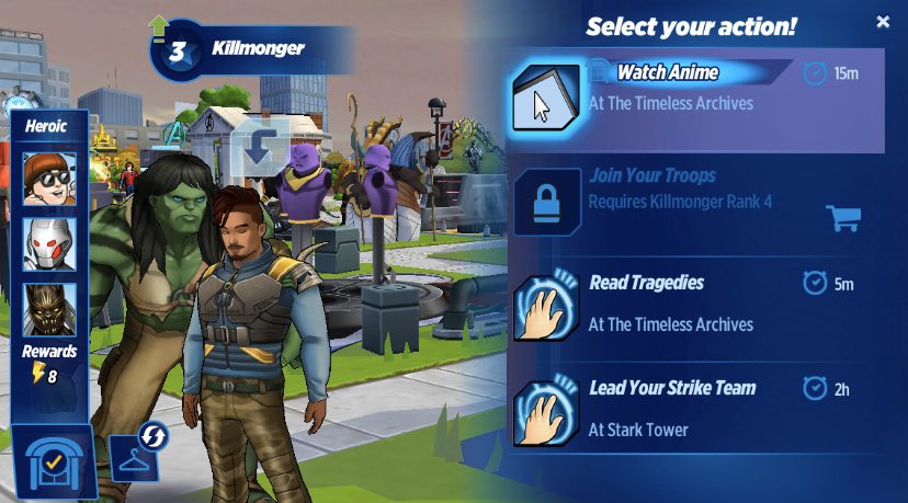 You could send Killmonger to go watch anime