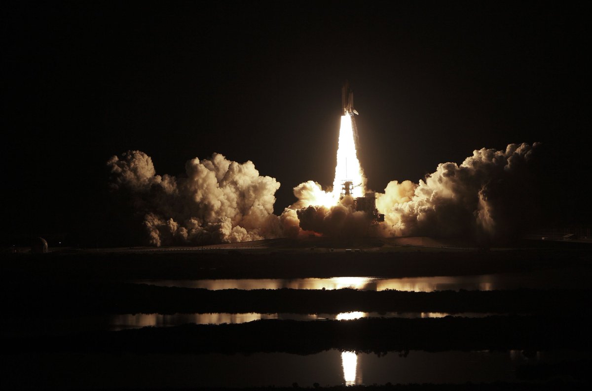 airandspace's tweet photo. On this day 10 years ago, Space Shuttle Discovery STS-131 launched on a 15 day mission to the International Space Station: https://t.co/Hlz7kDabLI https://t.co/TSXx9DCVOI