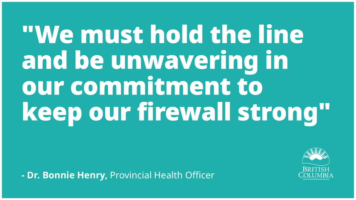 People all over BC have gone to extraordinary efforts to protect their families, our health care workers and our communities. This is the moment that will make the difference. We must each continue to do our part to slow the spread of COVID-19. #DoYourPartBC #COVIDBC