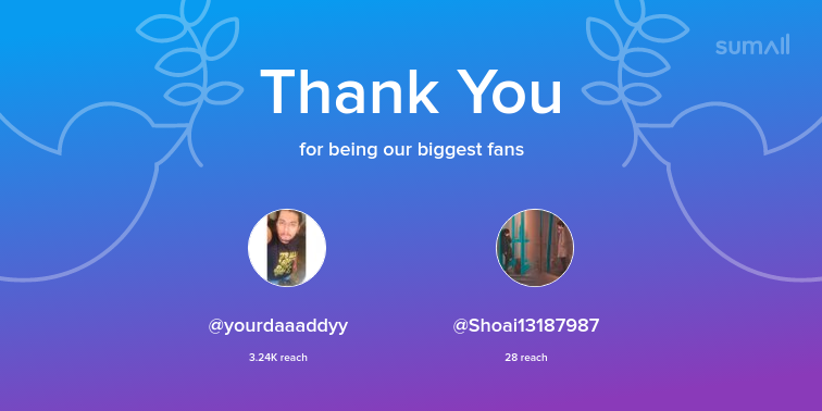 BushraAsghar7's tweet photo. Our biggest fans this week: yourdaaaddyy, Shoai13187987. Thank you! via https://t.co/yX4NUs8bfP https://t.co/vmYBUAHcIh