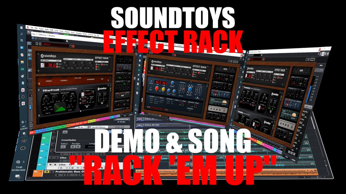 masteredbytobi's tweet photo. In today's @tobisonics YouTubing, I'm going to be mixing a pop/rock chorus w/ @soundtoys Effect Rack.
I'm so moved by my love for the Effect Rack, I have to sing my heartfelt dedication, "Rack 'Em Up". ๐
https://t.co/ykCCoxbHpx
#tobisonics #soundtoys #effectrack #rackemup https://t.co/LBWtgAf3mp