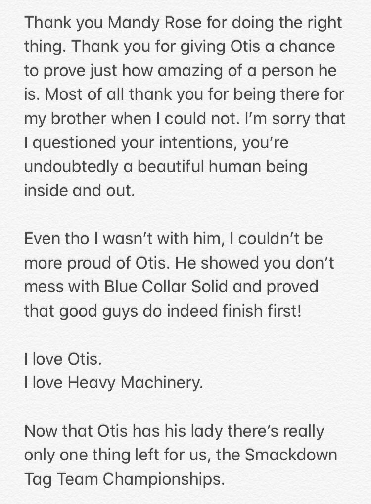 REALLeviCooper's tweet photo. In regards to the events of 
#WrestleMania
@otiswwe @WWE @WWE_MandyRose https://t.co/yFBSuWhYfl