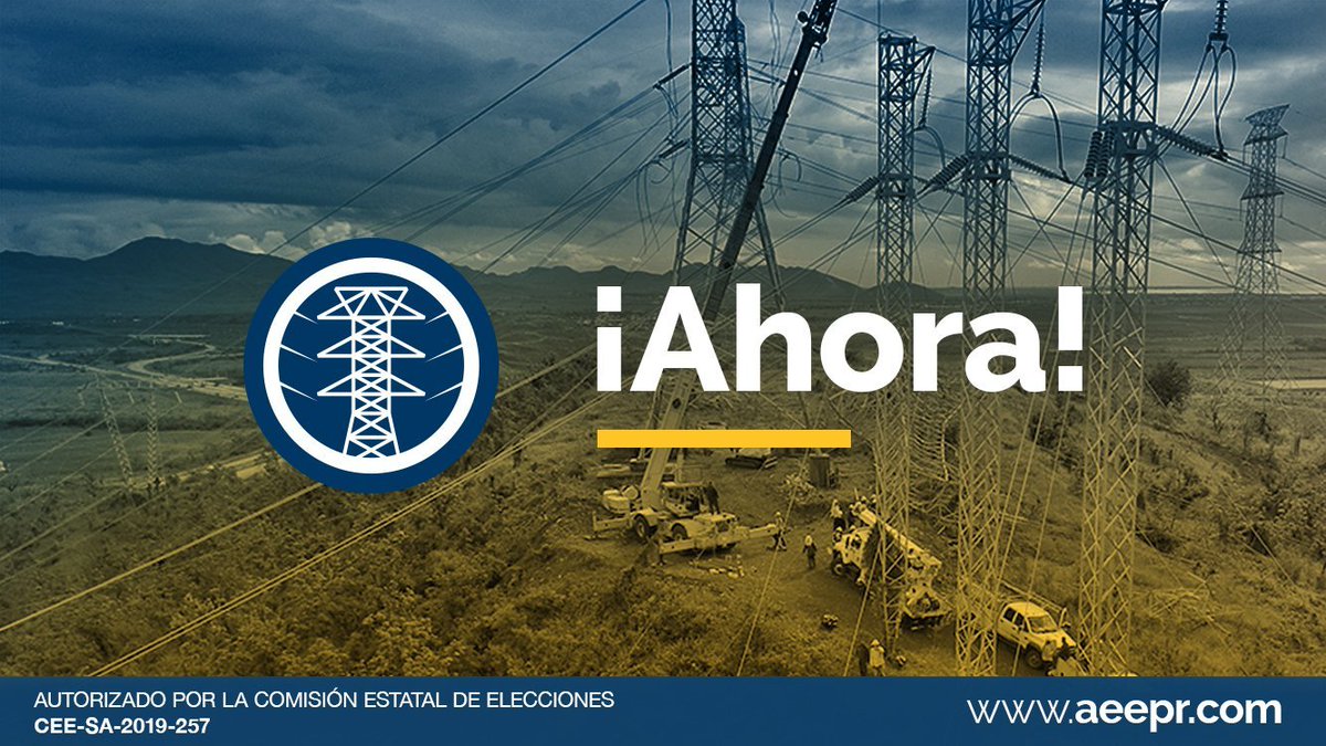 Autoridad de Energía Eléctrica tweet media