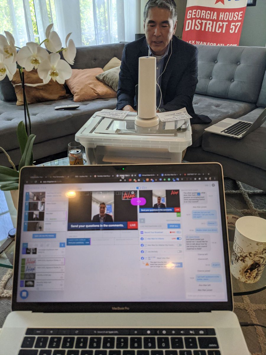 AlexWanforATL's tweet photo. THANK YOU to @jasonsdozier & David Holder for *virtually* hosting a virtual meet/greet today. Special thanks for esp great turnout from #AUC #AtlantaUniversityCenter #CascadeRoad #CastleberryHill #Mechanicsville #OaklandCity #Pittsburgh #VenetianHills and #WestEnd!
#gapol https://t.co/2cDeis7ZWx