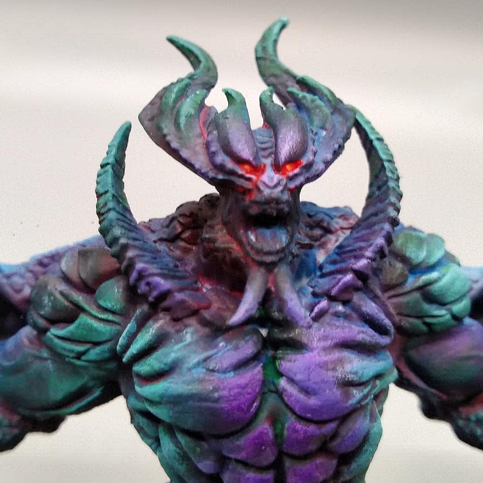 magic_minstrel's tweet photo. Warcraft Pit Fiend
#miniatures #paintingminis #boardgames #tabletop #miniaturepainter #commissionpainter #modelpainter #brushforhire #model #minis #painting #coolminis #fantasy #creative #pitfiend #wow #warcraft #warcraftart #critterspaint #ttrpg #rpg #dnd #reaperpaints https://t.co/qafV9WHzOY