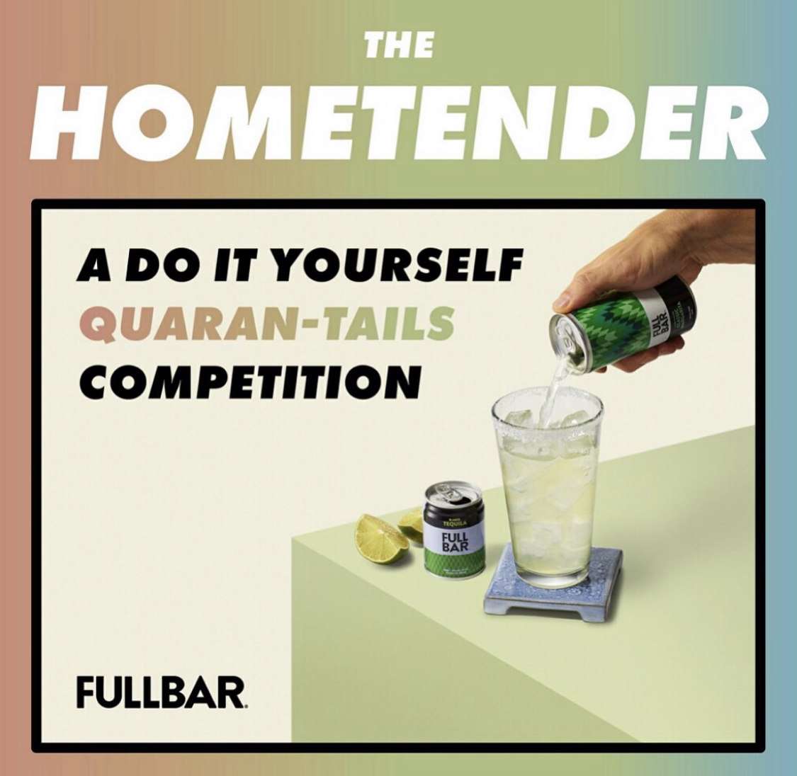 Head over to our FACEBOOK or Instagram pages for more info...
It's Easy!
Submit your favorite recipe and win a chance at free gear and our delicious n/a cocktail mixers! @fullbarcocktails @FULLBARcocktails