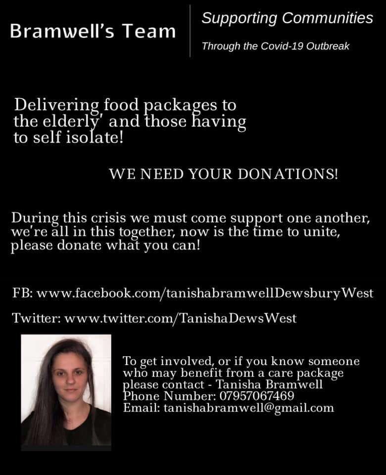 tanishabramwell's tweet photo. I will always support my local community. During the covid-19 crisis supporting our communities needs to be prioritised. With help and support from organisations and volunteers my project will continue, until we our out of this crisis 🖤 https://t.co/tUf7TncbrH