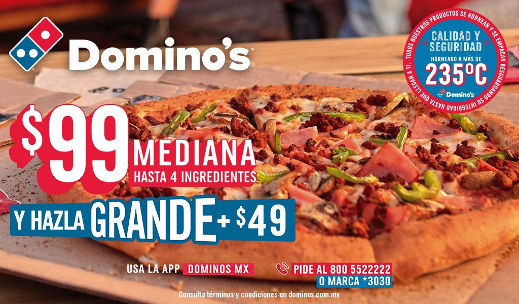 Domino's Pizza auf Twitter: „@chikenes Alberto! Cuéntanos mas sobre tu  experiencia en Domino´s Pizza, en que sucursal sucedió y la fecha de lo  ocurrido. Saludos.“ / Twitter