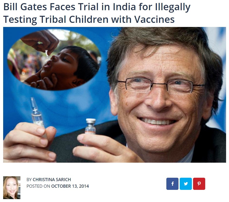 Bill Gates is questionable in all areas and shouldn't be trusted thread:Let's look at Bills time in India.In 2009 the Bill and Melinda Gates Foundation made their way into India and worked with the pharma company "Merck & Co." to distribute an HPV Vaccine called Gardasil. 1/8