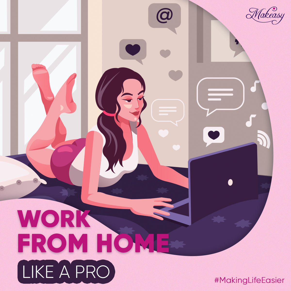 makeasyglobal's tweet photo. Work from home is still work. So do it like a pro!

#Menopause #Makeasy #HeavyFlowPads #PeriodProblems #PeriodHacks #PeriodCramps #PeriodPain #PeriodTips #PeriodStories #PeriodStains #StainNoMore https://t.co/CBCbRjag4X