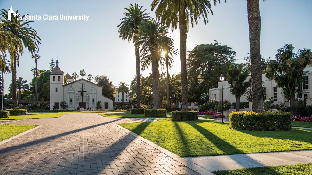 SantaClaraUniv's tweet photo. When you can't come to SCU, let our beautiful Santa Clara campus come to you. Wherever you may be, show your Bronco spirit during your Zoom sessions with these virtual backgrounds.
🐴🌴⛪

See all images here ➡️ https://t.co/gigfuPqVKo

#SCUproud #GoBroncos #ClosingTheDistance https://t.co/YR5ADr1FSs