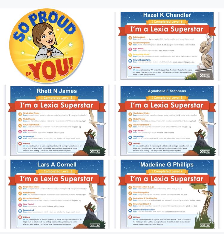 CCPSElephants's tweet image. So proud of these elephants for leveling up while at home so far!!! Keep going guys! Way to go! 🖤💛🐘 #CCPSbest #LexiaLearning @LexiaLearning @cullmanprimary