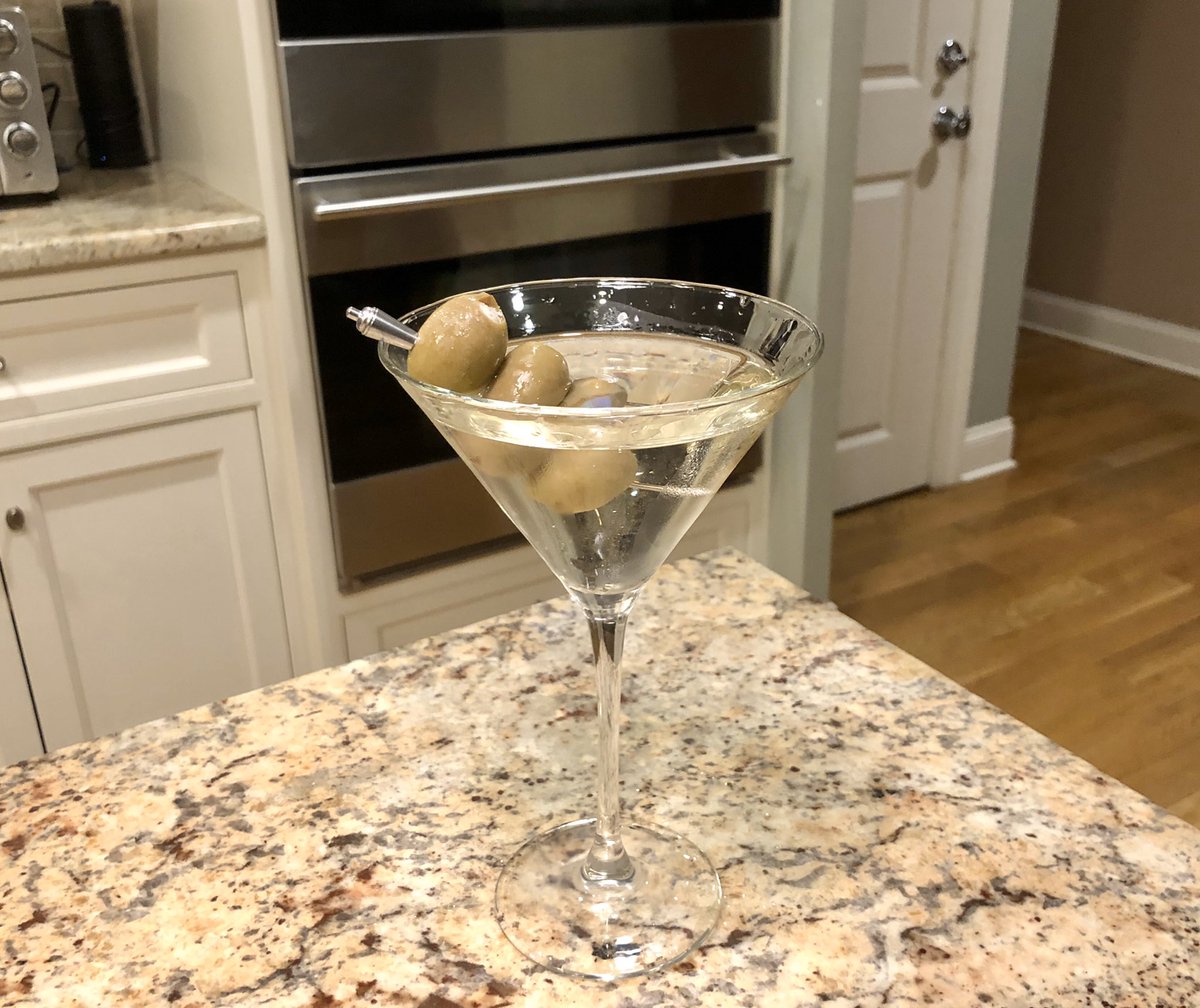 epcotbarcrawl's tweet photo. A late post of 6th night of our Disney Dining During a Quarantine (#DDDQ)
(We threw together a quick meal for dinner...)
But for my girl @TequilaBecca, I made up a @TitosVodka Martini w/Blue Cheese olives. Flying Fish, makes a great one on property... https://t.co/eIjYt5ewu6