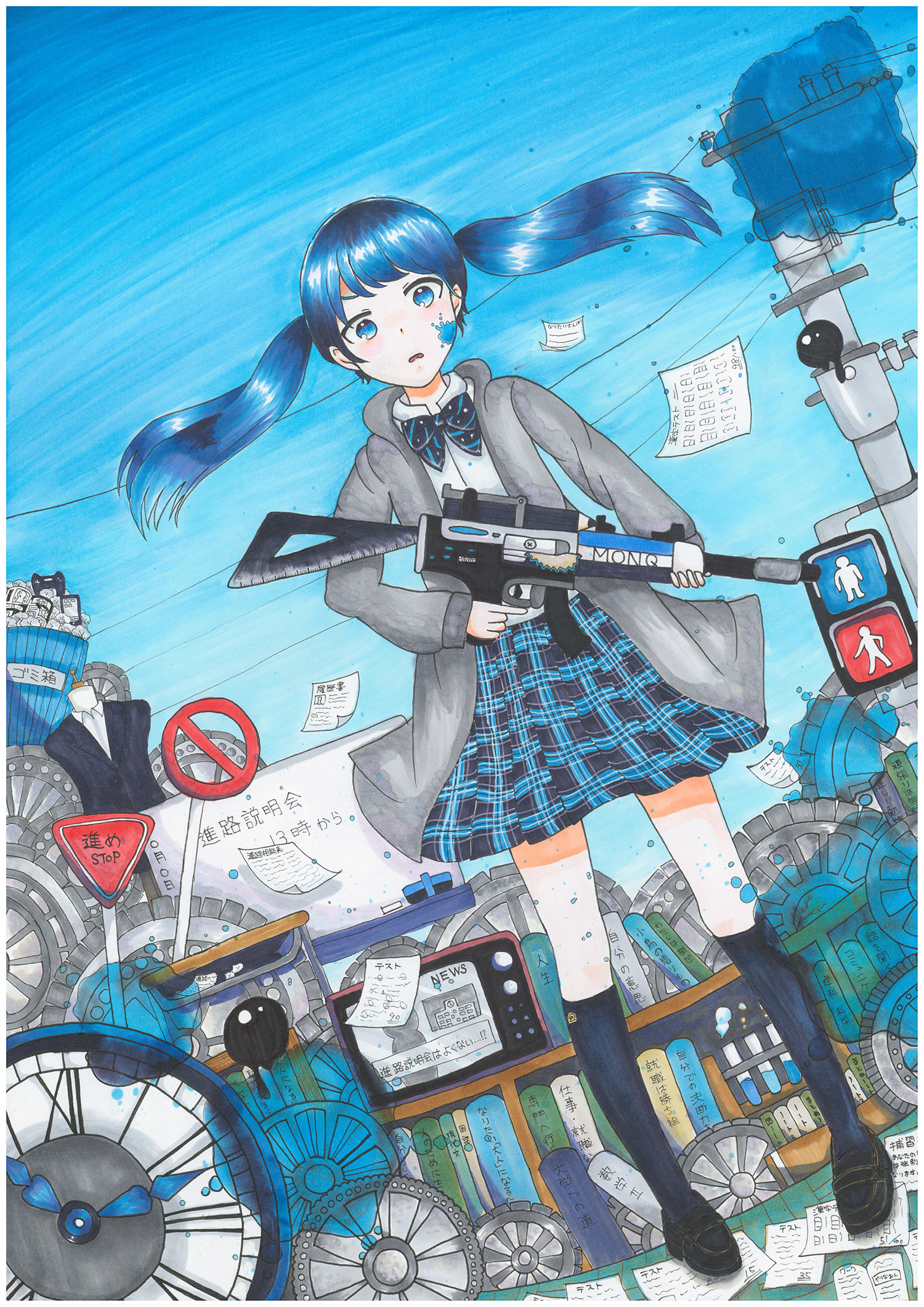 Ktcおおぞら高等学院 公式 19年度おおぞら杯イラスト部門の1次審査通過作品をご紹介 結果と今までの作品は公式hpを見てね T Co V3xgci5ltn イラスト 通信制高校 Ktc おおぞら 学科 授業 生徒 高3 高2 高1 高校生 中3
