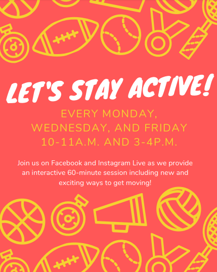 Em203O's tweet photo. For my final assignment, I have designed different ways that a local gym, organized team, or other organization can reach out to the members of their community in order to promote and maintain physical health while we are practicing social distancing! Feel free to promote! #EM203 https://t.co/S8HWzIp3x8