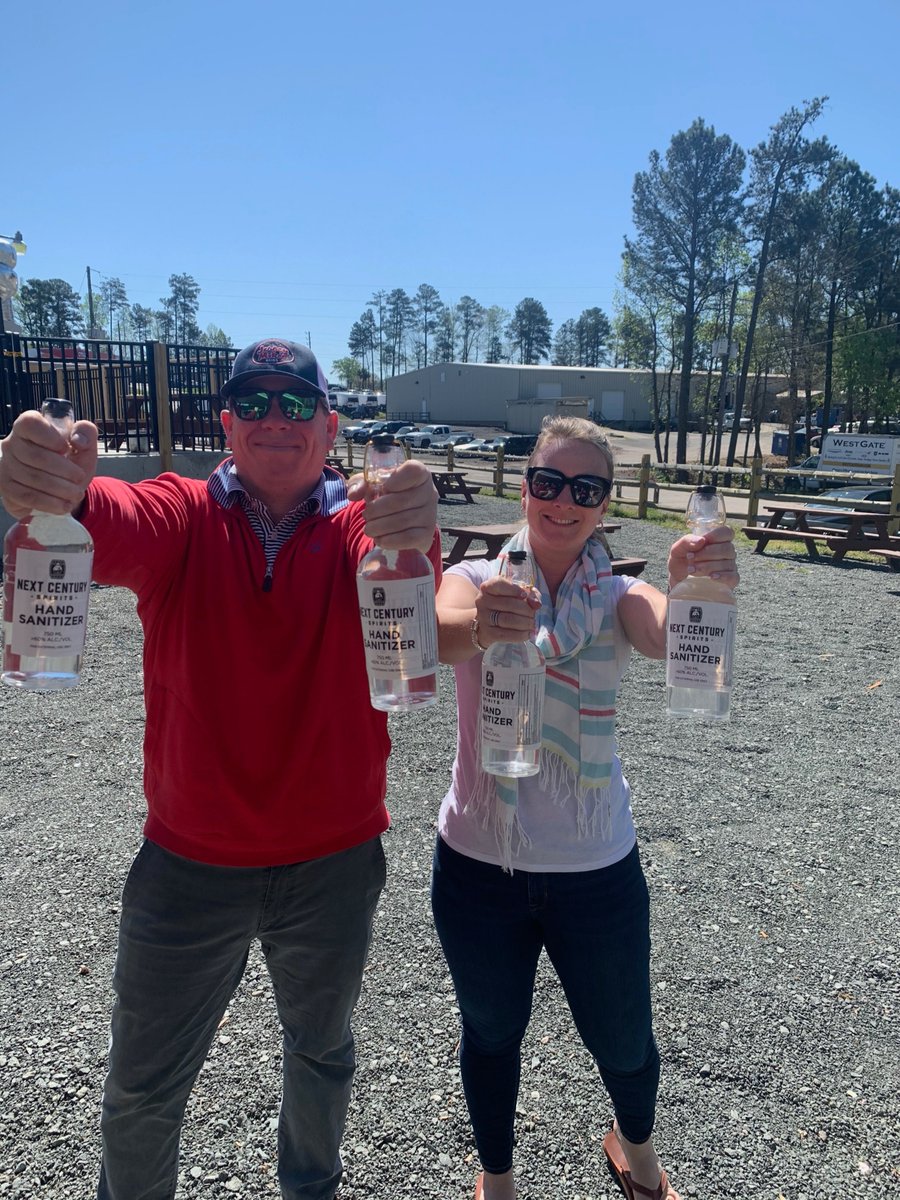 NextCentSpirits's tweet image. We distributed our #handsanitizer to smiling community members yesterday! The sale will continue during weekdays from 12-7:00P &amp;amp; every Saturday from 12-5:00 PM. Pick up at either @LoneriderSpirit  @loneriderbeer location. #stopthespread #raleighsmallbusiness #webelieveinraleigh