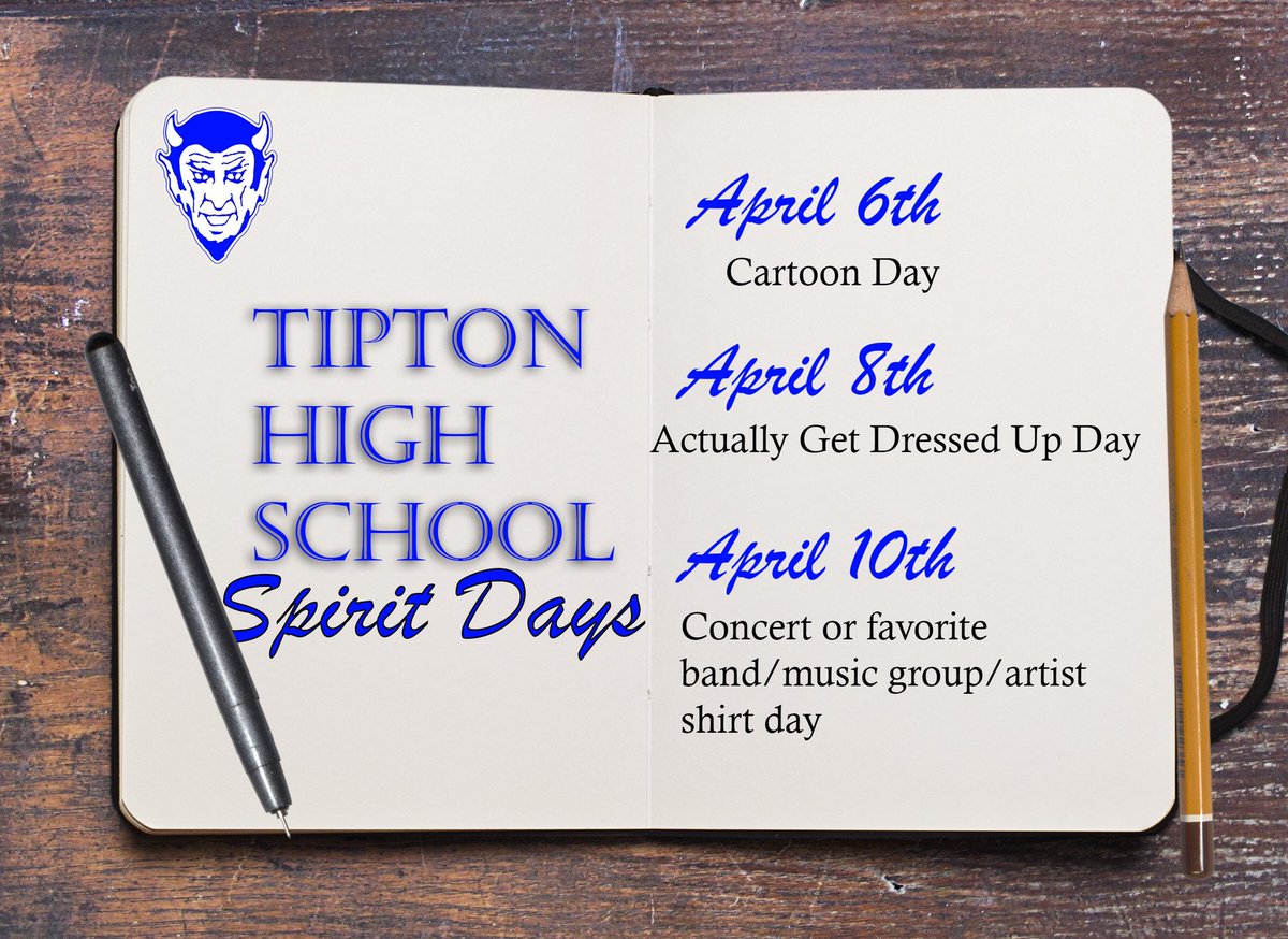 TiptonHS's tweet photo. We’re keeping the Spirit Days rolling as we go back to online schooling this week! 

Be sure to post your pics, and we’ll share them! 
#TiptonPride https://t.co/b2eYdP4w0W