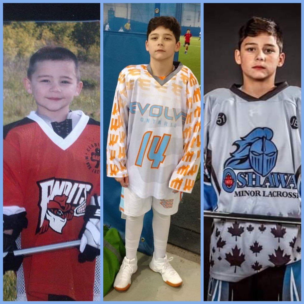 LacrosseOshawa's tweet photo. #OBK #sidebyside Peanut to #OBKBantam This game is all Business when HOOVER gets on the floor!!!!! 👏💼
💙🥍💙🥍💙🥍💙🥍💙🥍 https://t.co/8QiESmOqlx