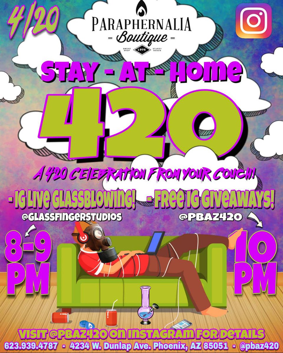 PBAZ420's tweet photo. Its #420 Season! Time for PB's #Stay-At-Home 420 Giveaway! Win Goodies from your #Couch!! 😃 Visit @PBAZ420 on IG for details!! https://t.co/szcnwBLIw3