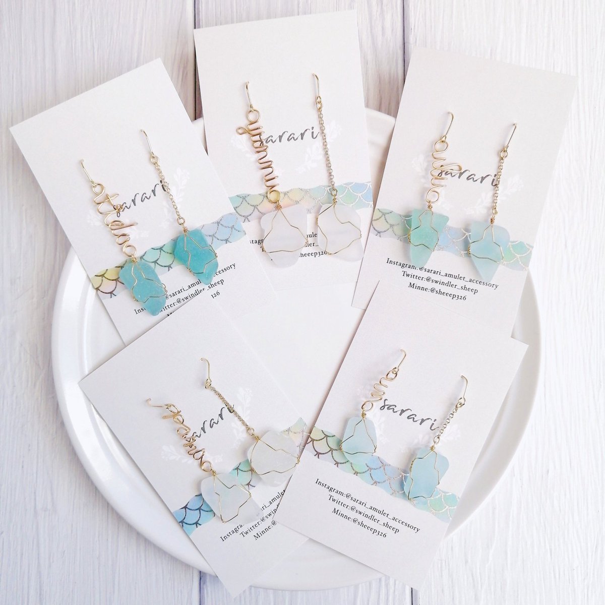 Sarari 物語のある天然石のお守りアクセサリー シーグラスのアクセサリーパーツを作る方法 シェアしています おうち時間にアクセサリーを作ってみませんか おうち時間に簡単ハンドメイド 私のシーグラスアクセサリーの作り方 Note おうち