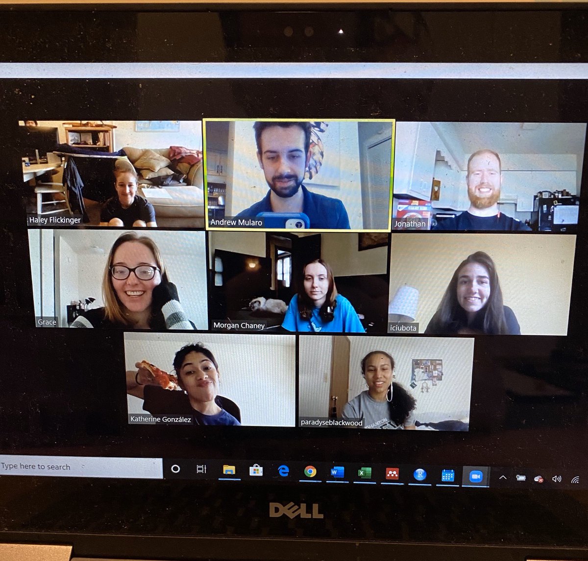 Being a first year graduate student is tough enough, but having to navigate through these circumstances can be even more difficult. Luckily, I don’t have to do it alone! S/O to my amazing and talented cohort of biologists for keeping me sane through this time!