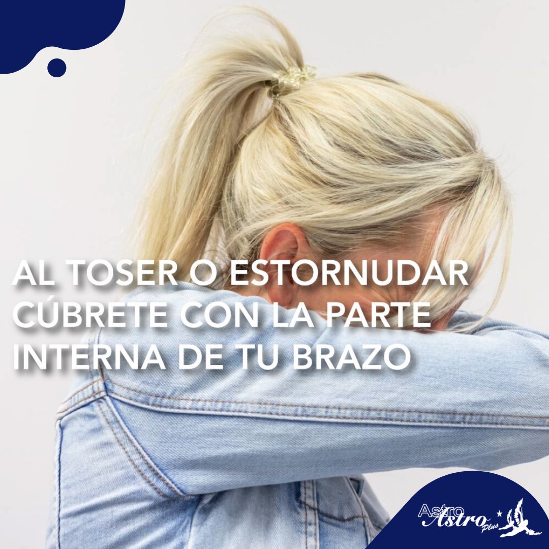 BusAstroPlus's tweet photo. ¡Juntos lo hacemos mejor! Si tienes que viajar procura seguir las recomendaciones y al toser o estornudar cubrirte con la parte interna de tu codo #AstroPlusMeConecta https://t.co/2yb85QPNCj