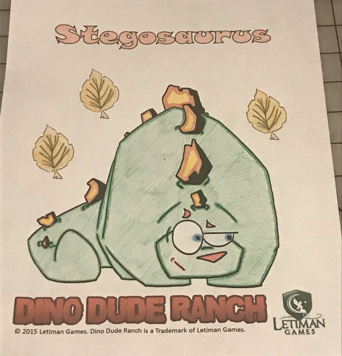 ConantheBaker's tweet photo. @LetimanGames hopefully this entry isn’t too late for the #DDRColoringContest 😬 https://t.co/HdaDcfn9eY