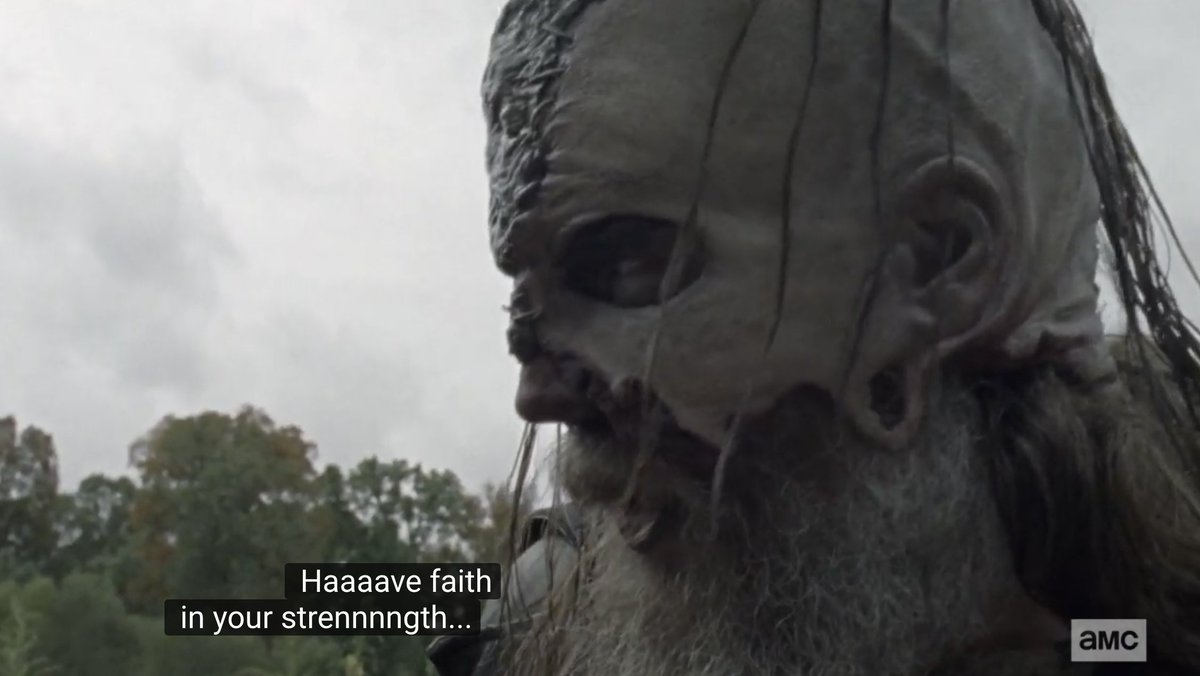 KirstenAcuna's tweet photo. Ryan Hurst is just giving it his all in this episode. #TheWalkingDead #thatear https://t.co/LnM6Z6XqLY