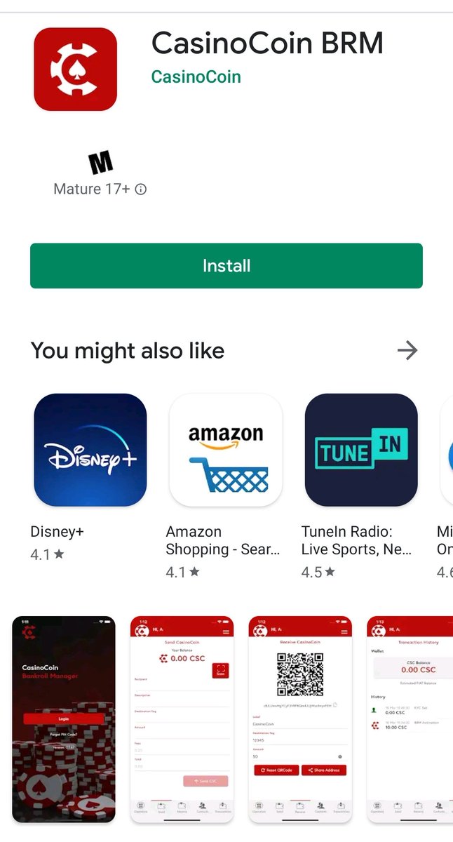 HolyK1cks's tweet photo. And just like that, Android is here as well! Both Apple and Android are now available to download the Bankroll Manager from @CasinoCoin

Get yours now and receive 10,000 #CSC after you KYC!

#CasinoCoin #CSC #BankrollManager https://t.co/JELOChMWDe
