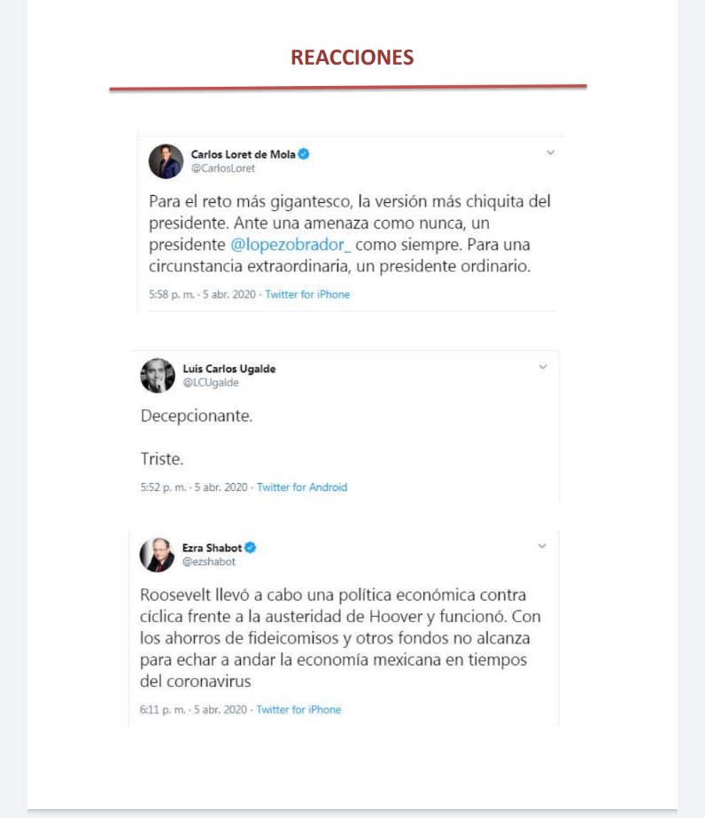 cguerreromtz's tweet photo. Reacciones por el "23o" Informe de López Obrador. "Olvidó" tratar el tema de  crisis sanitaria y epidemia, que nos tiene guardados a todos  los mexicanos y provoca crisis económica nacional. Esto indica que el tema es grave y a punto de colapsar. Duras críticas, no es para menos. https://t.co/CzRaVF5JsL