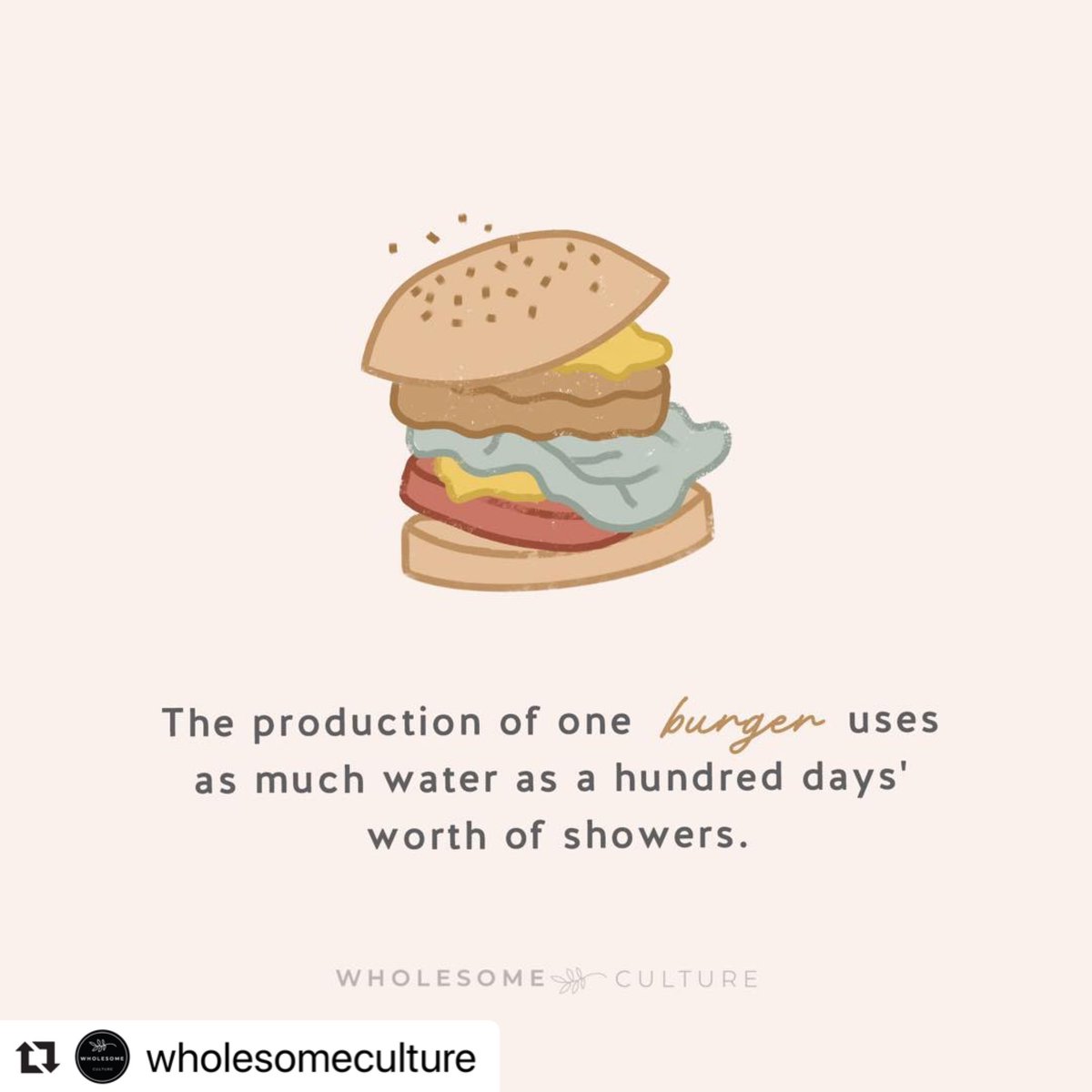oneshiftorg's tweet image. Save water, eat plants. @WholesomeCultur #plantbased #vegan #oneshift