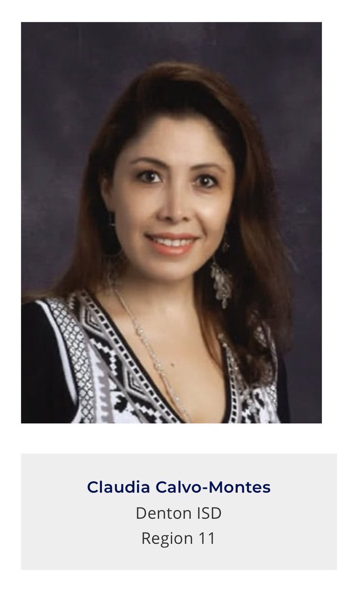 GinningsElem's tweet photo. Congratulations to our very own Claudia Calvo-Montes, Assistant Principal, for being named the 2020 TEPSA Region 11 Assistant Principal of the Year! We are so #GinningsProud of you, @ClaudiaBolivian. 🏆 @dentonisd @ESCRegion11 @TEPSAtalk @TEPSARegion11 https://t.co/WqkyfHbMEp