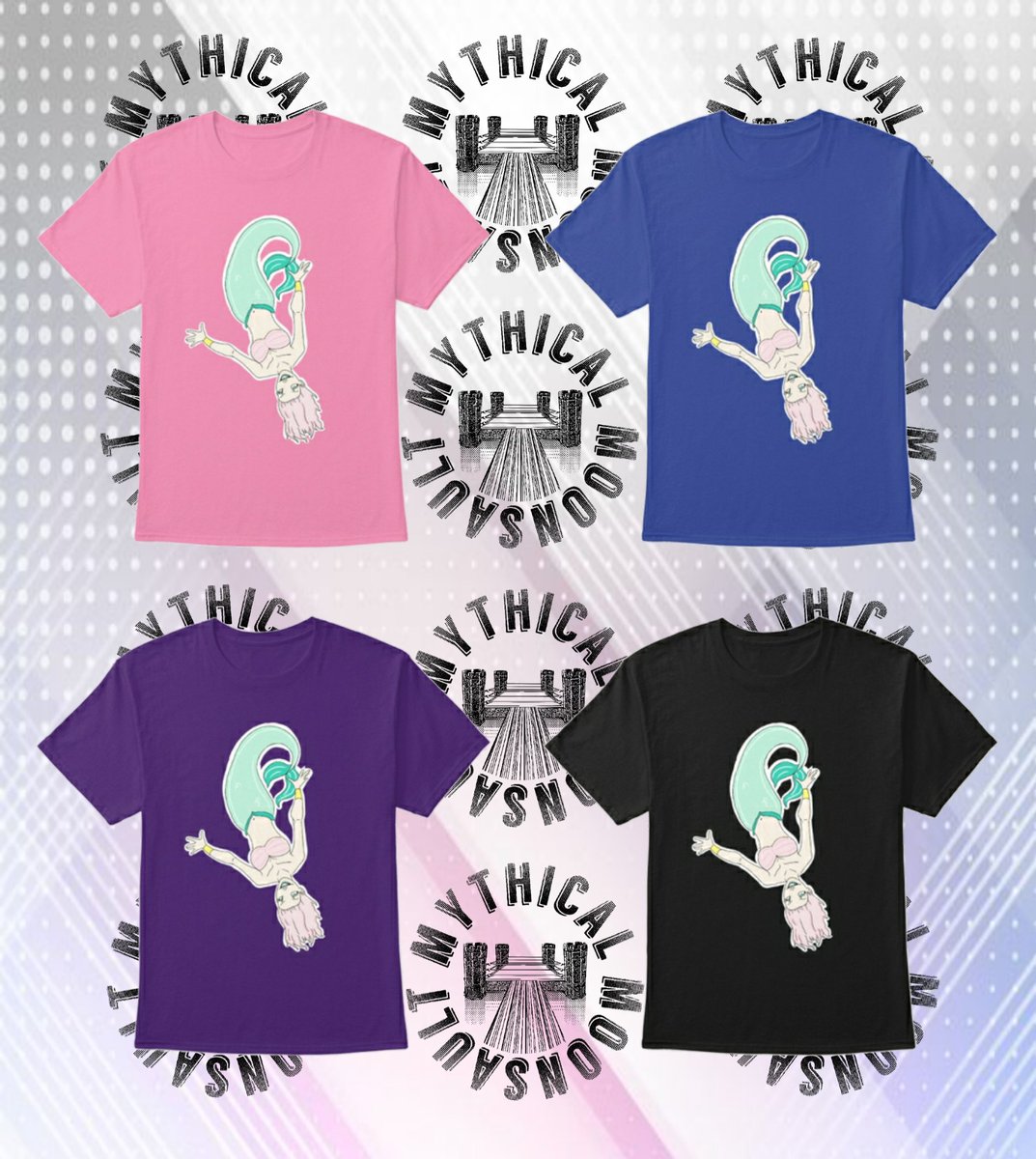 MMoonsault's tweet photo. Mermaid Moonsault is the latest option available now from....
🔥🔥 https://t.co/Lwp0nPl6Ry 🔥🔥
Order your #tshirt or #tanktop now! 
#mythicalmoonsault #streetwear #wrestling https://t.co/660FGFV7Bn