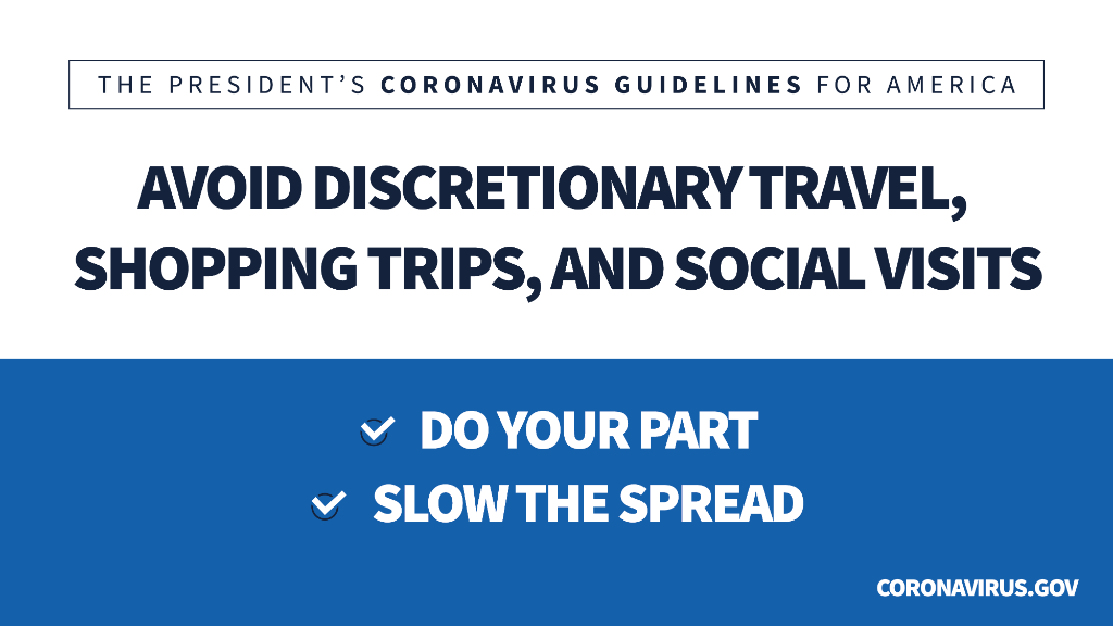 WhiteHouse45's tweet image. If you don't NEED to go out, stay home. 🏠