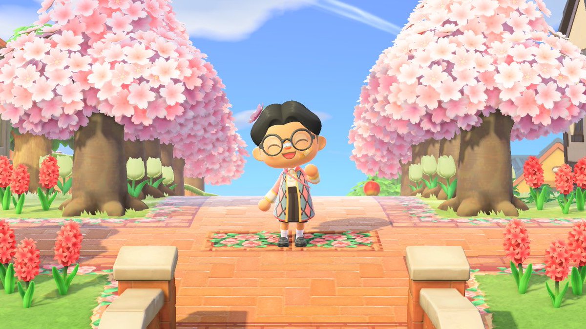 eoryuu's tweet photo. okay as promised here they are! codes &amp; creator id below 💖 these sides were made to go with the brick path u buy with miles

pls like/rt if u use them and if u do i’d love to see them!! #acnh #animalcrossing https://t.co/sU23iLjGps