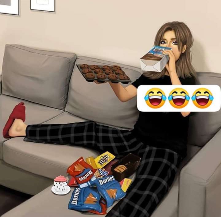 celia_ml's tweet photo. Le confinement ça passe comme ça 🤷 https://t.co/zZXh4cYKBX