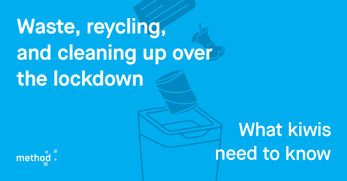 MethodRecycling's tweet photo. Nothing is business at usual at the moment, so we've pulled together all of the information about waste over the lockdown here in New Zealand. Including, what to do with potentially contaminated waste - https://t.co/bdPwqPaXlG. https://t.co/TtkioejTfo