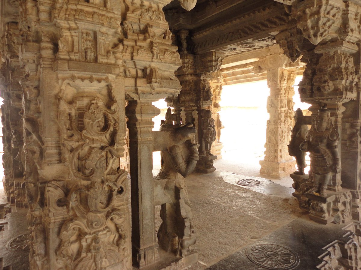 Day 11: Someshvara templeKolar KaBuilt 14th century by the earliest Vijayanagara Kings Customary ornate pillars & elaborate Kalyana (wedding) mantapa
