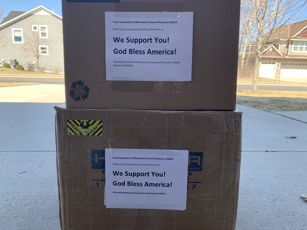 MNAMCP's tweet photo. Chinese-Minnesotans are also working hard to help hospitals! Check Association of Minnesota Chinese physicians: https://t.co/wlBK28sAxL https://t.co/fcd37Hyw5Z