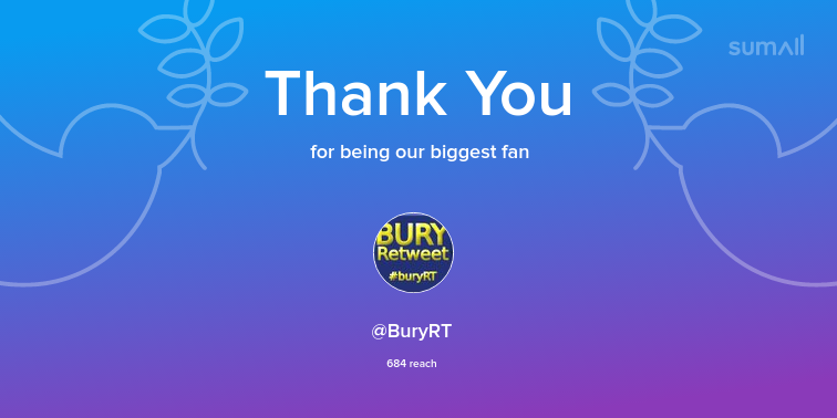 RadiantHeartYog's tweet photo. Our biggest fans this week: BuryRT. Thank you! via https://t.co/7qhuQVu7Op https://t.co/VdbR0IfL36