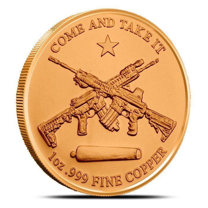 AgoraEcom's tweet image. Accept the Chalkenge at my #etsy shop: Come and take It! Molon Labe Copper Round #nrasupporters etsy.me/2Vb97Rg