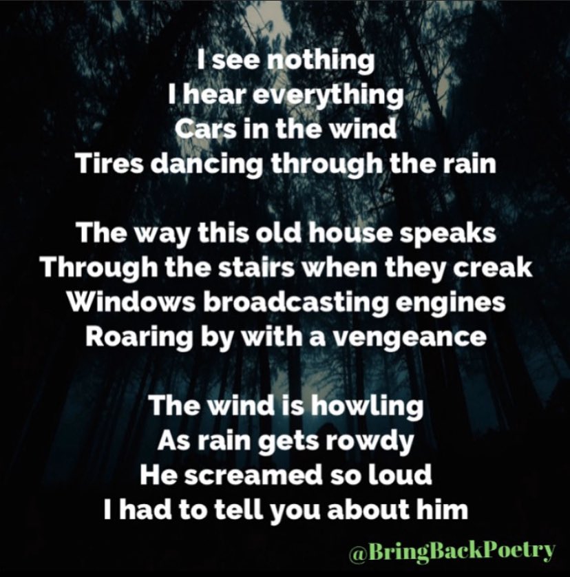 Bringbackpoetr1's tweet photo. #poetry #poetrycommunity #poems #poetsofinstagram #wordporn #poetic #poem #poetrylovers #poet #wordstoliveby #poemlovers #poetryisnotdead  #poemoftheday #poetsandwriters #quoteoftheday #writer  #writingcommunity #thoughts  #wordsofwisdom #mentalhealthmatters #bringbackpoetry https://t.co/pRwhhe6eAS